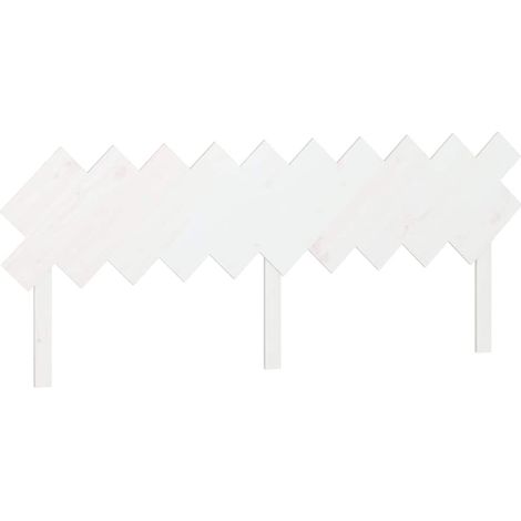 Maison Exclusive - Cabecero de cama madera maciza de pino blanco (1/5)
