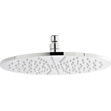Nuie LED Round Fixed Shower Head 300mm Diameter - Chrome (1/4)