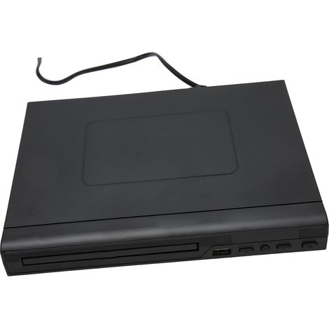 Lecteur DVD Portable avec Port USB, Télécommande et Câbles AV, Compatible Toutes les Télés, Alimentation Universelle 110V-240V, Format PAL/NTSC
