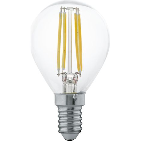 Eglo Ampoule LED E14, lampe classique forme goutte, éclairage rétro, 4 (1/4)