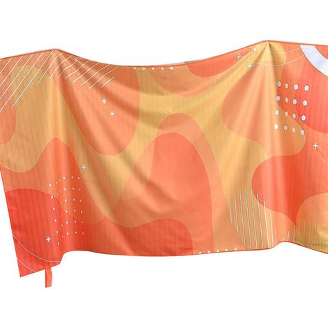 Filiyano-Serviette de plage portable en microfibre à séchage rapide et absorption rapide, idéale pour le sport, les voyages, les étirements et les (1/5)