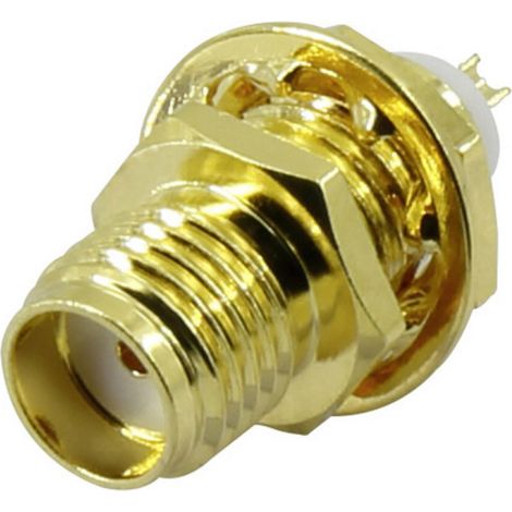 TRU COMPONENTS SMA-KHC-RG174 1372235 SMA-Steckverbinder Buchse, Einbau vertikal 50 Ω 1 St.