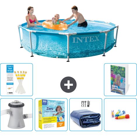 Frame Pool Rund - 305x76 cm - 7-teilig S181