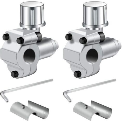 Lot de 2 valves BPV-31 pour réfrigérants - Vannes de perçage pour climatisation - Pour systèmes de refroidissement - Robinets de robinet de réfrigérateur (1/5)