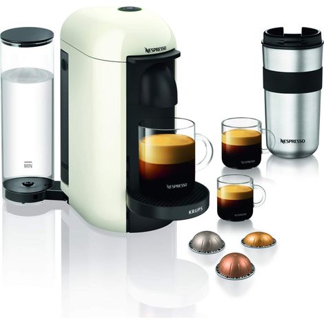 Krups Vertuo Plus Cafe, 1260 W, 1.2 Litri, Bianca (1/4)