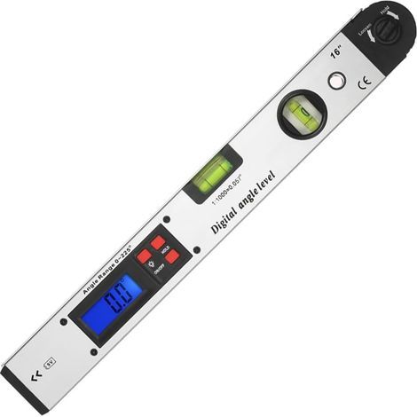 Digital Level, 400mm Digital Angle Finder with LCD Display for Projects (1/4)