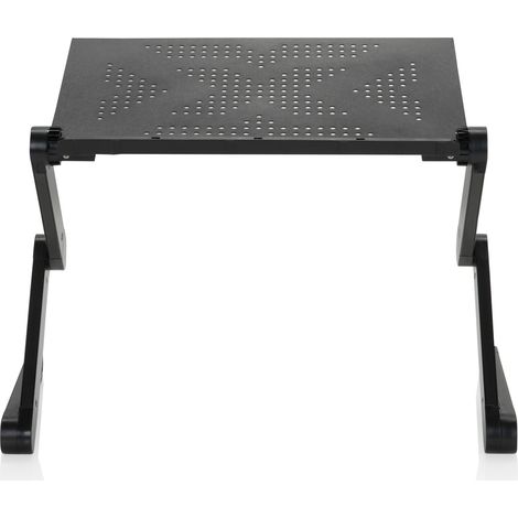 [GEBRAUCHT] B-Ware hjh OFFICE Sitz-Steh Schreibtischaufsatz Laptopständer klappbar Schwarz (1/2)