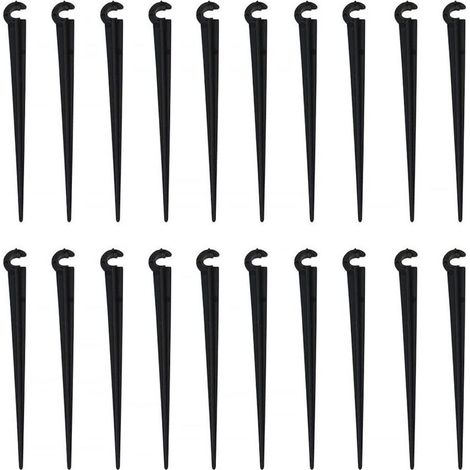 100pcs C-Shaped Garden Hose Ground Anchor Pegs (1/5)
