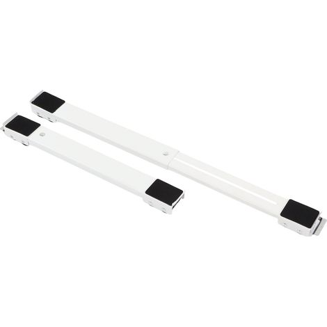 1 Paar ausziehbare Räder für Waschmaschinen, Kühlschränke, Möbel, Einkaufswagen, mobile Fahrradständer, Tragkraft 150 kg (1/5)