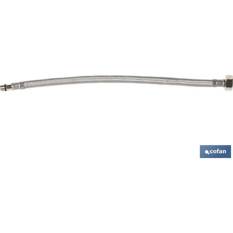 INOX Raccord Flexible M10x1 - H1/2 35 cm. (1/2)
