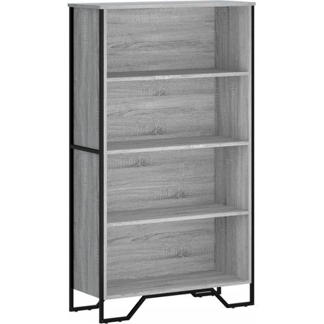 Maison Exclusive - Estantería madera de ingeniería gris Sonoma 80