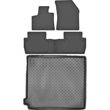 Peugeot 5008 II Monovolumen a partir de 2017 SET - Alfombrillas de goma para coche + alfombrilla para maletero (1/5)