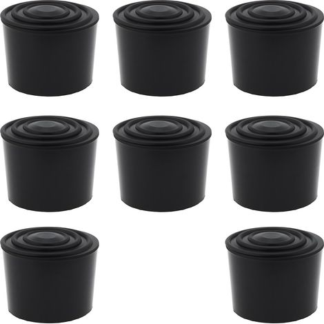 Set of 8 Anti-Slip Rubber Pads for Ladder Feet, Suitable for 30mm Circular Ladders (1/5)