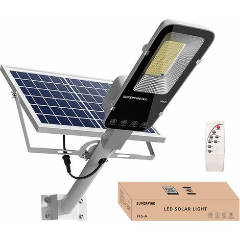 Lampada solare Superfire FF5-A, 63W, 500lm, 5000mAh (1/2)