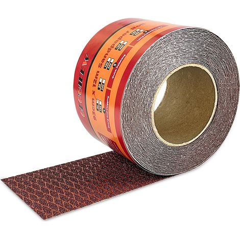 Rouleau de Papier Abrasif 93mm x 10m - Papier de Verre Grain 60 (1/5)