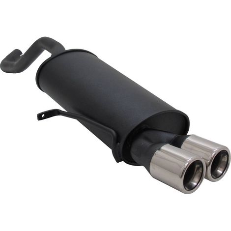 Silencieux Echappement Renault Clio III de 2005 a 2009 sortie 2 x 76mm-13824828