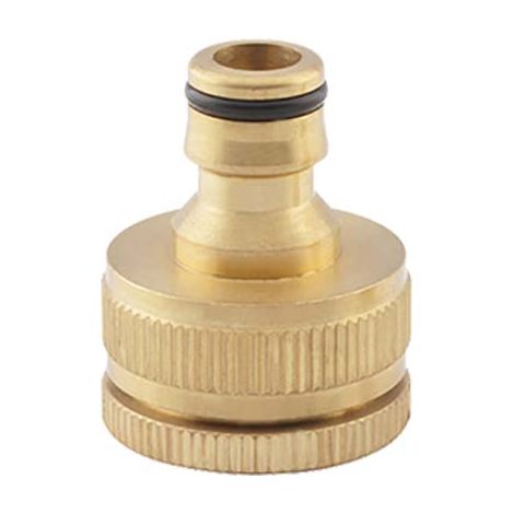 PRESA A RUBINETTO OTTONE + INNESTO RAPIDO STARS - 1/2-3/4F- 10 pezzi