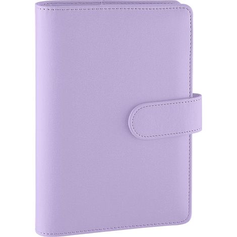 Classeur A5 - Anneaux Métalliques 6 - Cuir PU Magnétique - Pour Bureau Et école - 1 Pièce (1/5)