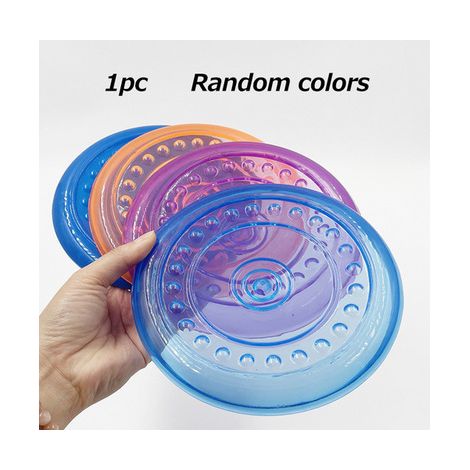 Frisbee de 15 cm pour l'entraînement des chiots, frisbee interactif flottant pour petits chiens en extérieur (une pièce) (1/5)