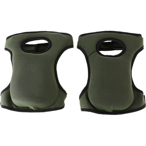 Protège-genoux spongieux [1 Paire] pour jardinage, yoga et ménage - Protection légère et ajustable en mousse douce et néoprène, taille 46x23 cm (1/5)