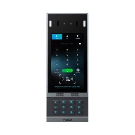 Interphone vidéo Fanvil i67 7" 2MP 16 boutons PoE – Vision nocturne IP66 IK07 – Intérieur/extérieur – Gestion d'accès avancée (1/5)