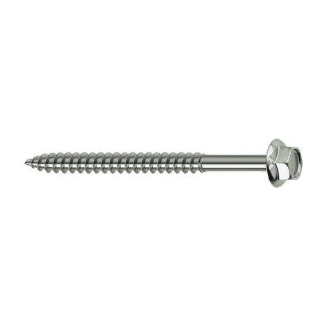 VITE AUTOFILETTANTE LEGNO KOVERVIT AA MUSTAD - TECC CHROMITING MM 6,5X120 CF=PZ 100- 1 confezioni