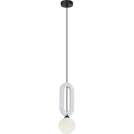 Masso 1 G9 graue Pendelleuchte Italux PND-59839-1-LGR (1/2)
