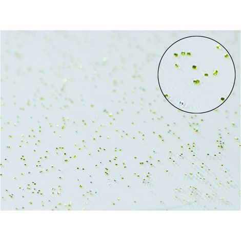 Tovagliato PVC Glitterato Oro - Altezza 140 cm - Rotolo 30 mt