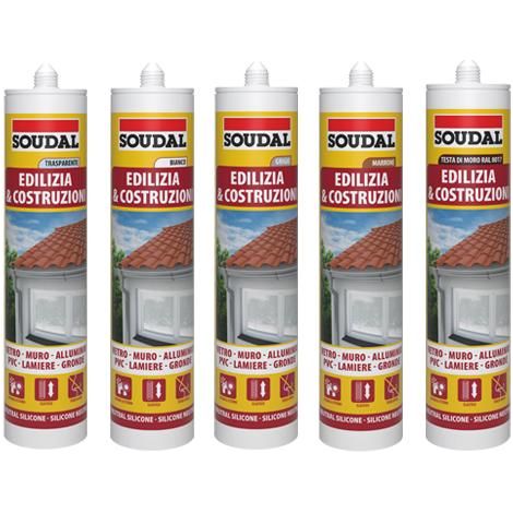 SILICONI SOUDAL EDILIZ.T.MORO 8017 300ML