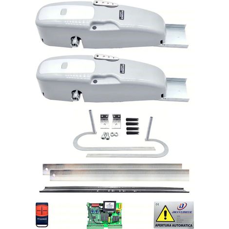 Kit Rocket 2 Motori Porta Basculante Contrappeso Bracci Curvi 230v No Saldature