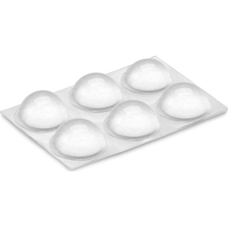 Selbstklebender Schutztropfen, Ø16x7,9mm (Blister 6 Stk.) Inofix 66682 (1/2)