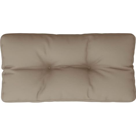 Maison Exclusive - Palettenkissen Taupe 70x40x12 cm Stoff