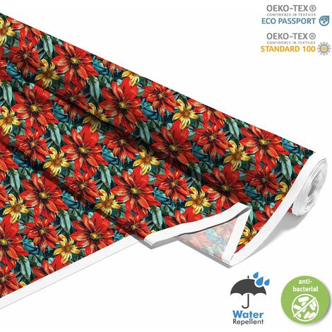 TESSUTI DECORATIVI PER ESTERNI OXFORD - Motivo Fiori I DX5214 (1/5)