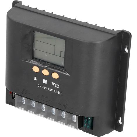 Solarladeregler mit LCD-Bildschirm und USB-Anschluss zum Laden von Mobiltelefonen (60 A) – Industrielle Anwendung (1/5)