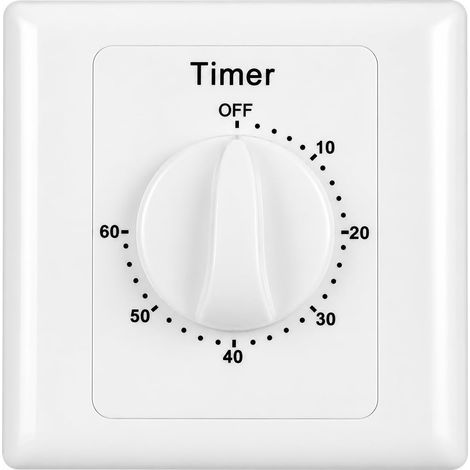 Interrupteur de minuterie, compte à rebours, commande mécanique multifonctionnelle, affichage LED 100 240 V, interrupteur de minuterie (60 minutes) (1/5)
