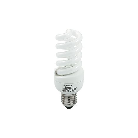 Lampada Compatta Spirale 15W 230V E27, Luce Naturale 4000K