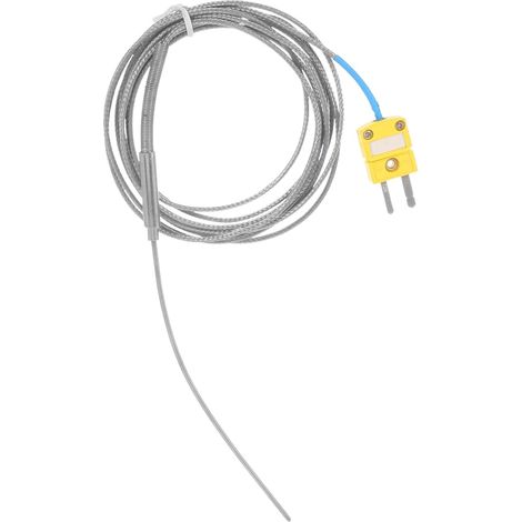 Thermoelement mit Präzisionsstecker, beständig gegen hohe Temperaturen C - C, für industrielle Steuerung und präzise Messung von 2 Metern