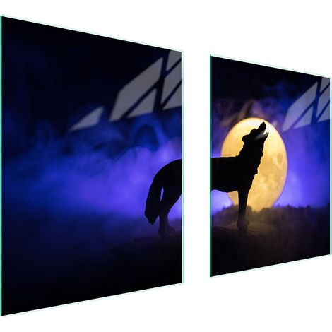 Plaque de protection en verre pour poêle 85x52 wolf (1/5)