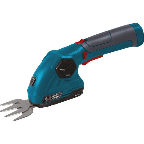 Könner & Söhnen Cesoia per Erba e Tagliasiepi a Batteria 2-in-1 KS SHT-8V, 8 V, Sistema Cordless, Compatto e Versatile, Ideale per Rifiniture di Precisione