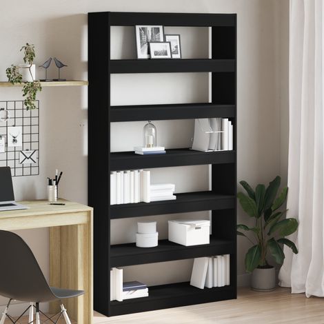 Bücherregal Schwarz Holzwerkstoff vidaXL (1/5)