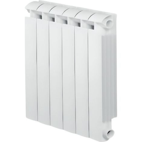 Zentralheizung aus Aluminiumguss 6 Elemente weiß KLASS 700, 888w