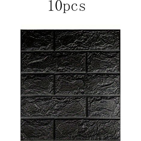 Autocollant anti-collision auto-adhésif de plafond imperméable et résistant à l'humidité facile appliquer décoller 10pcs 3D (1/4)