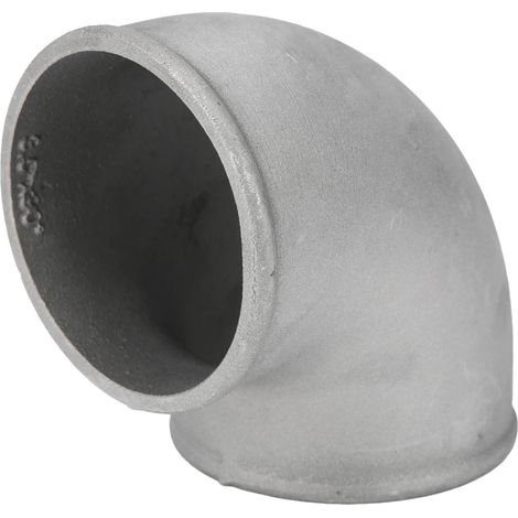 Tube universel intercooler turbo 90° coude serré 3,5 pouces aluminium moulé (1/5)
