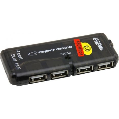 Hub usb 20 esperanza a 4 porte