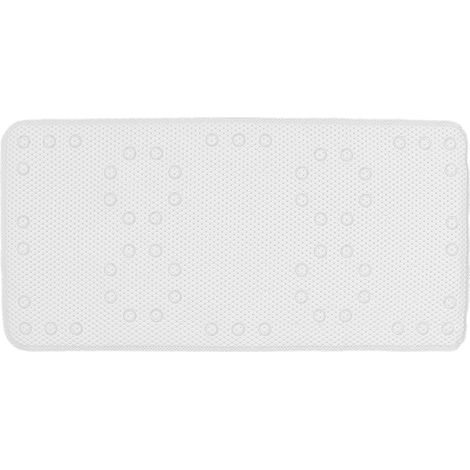 Tapis de bain respirant, tapis de douche antidérapant en silicone, tapis de bain en mousse souple avec trous d'évacuation (1/5)