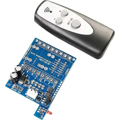 Potentiomètre motorisé de volume ALPS 50K avec télécommande DLHiFi Motor pour préampli audio, amplificateur de puissance DIY et casque audio. (1/5)