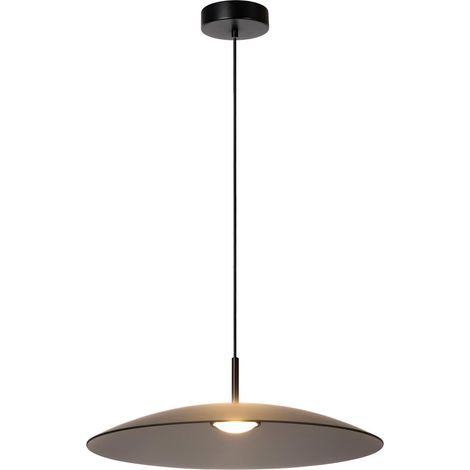 Lampe suspendue élégante Menga Ø verre fumé de 60 cm - 25417/12/65 (1/2)