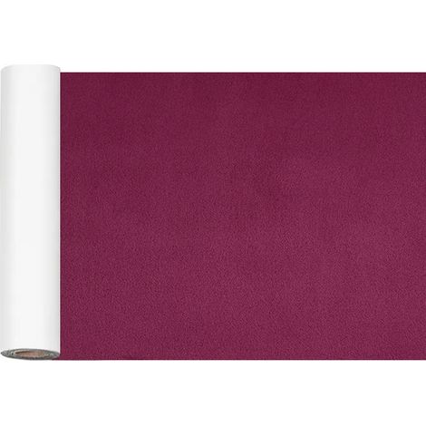 (Violet-rouge) Rouleau de tissu suédé auto-adhésif 30x140cm, adapté à l'embellissement des meubles et à la réparation des canapés. (1/4)