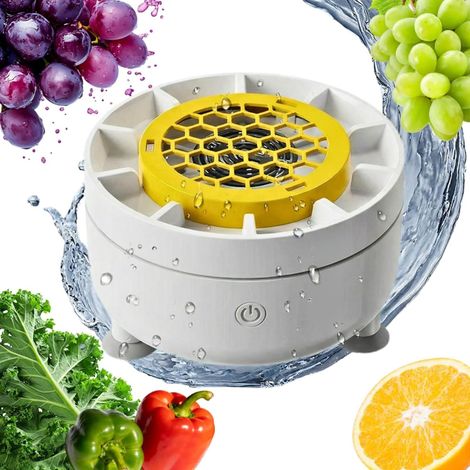 Lave-Légumes et Fruits Électrique Portable, IPX7, 1800 mAh, Titane, USB Magnétique, 1000 tr/min, Camping et...