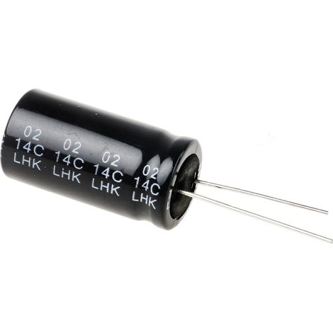 Condensateur RS PRO 100µF, 250V c.c. (1/2)